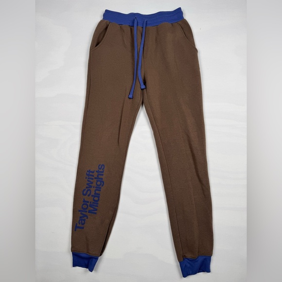 Taylor Swift Pants - Women’s TAYLOR SWIFT Midnights Brown Sweat Pants Official Merch Small